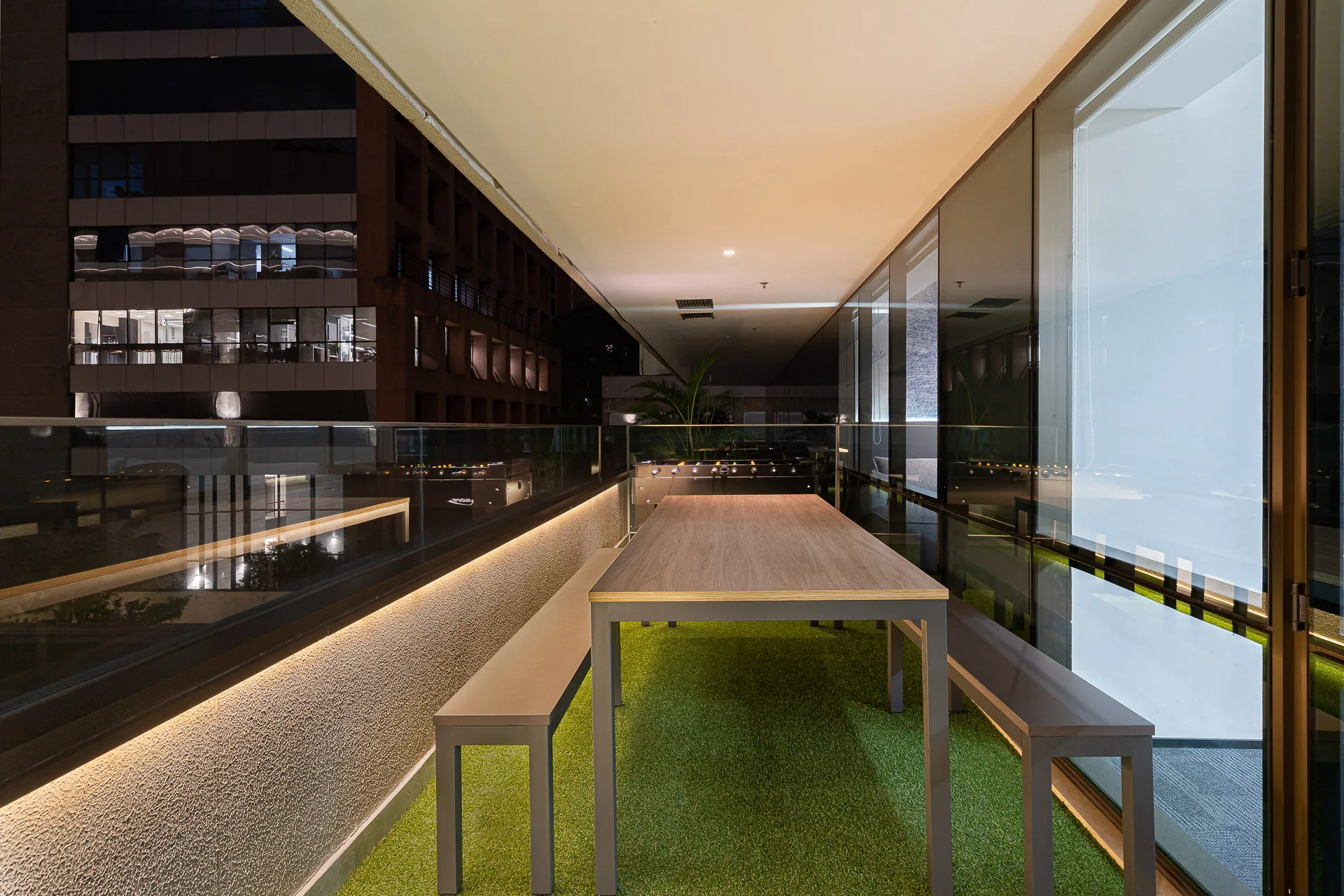 Terraço noturno